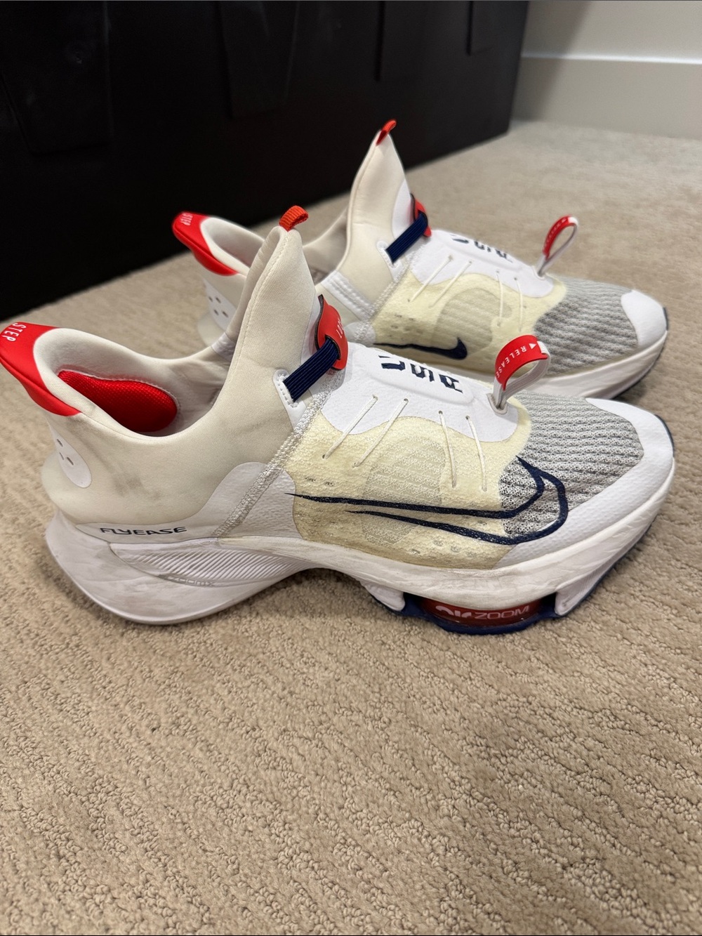 Men’s Nike Air Zoom Tempo NEXT% FlyEase Olympic 2020 Team USA Sneakers